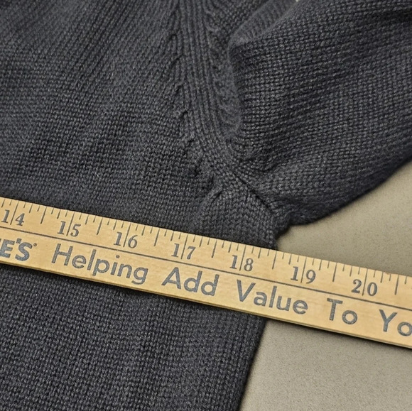 Christopher & Banks Zip Up Sweater with Stars 🌟  on Sleeves Sz Small - Picture 9 of 12